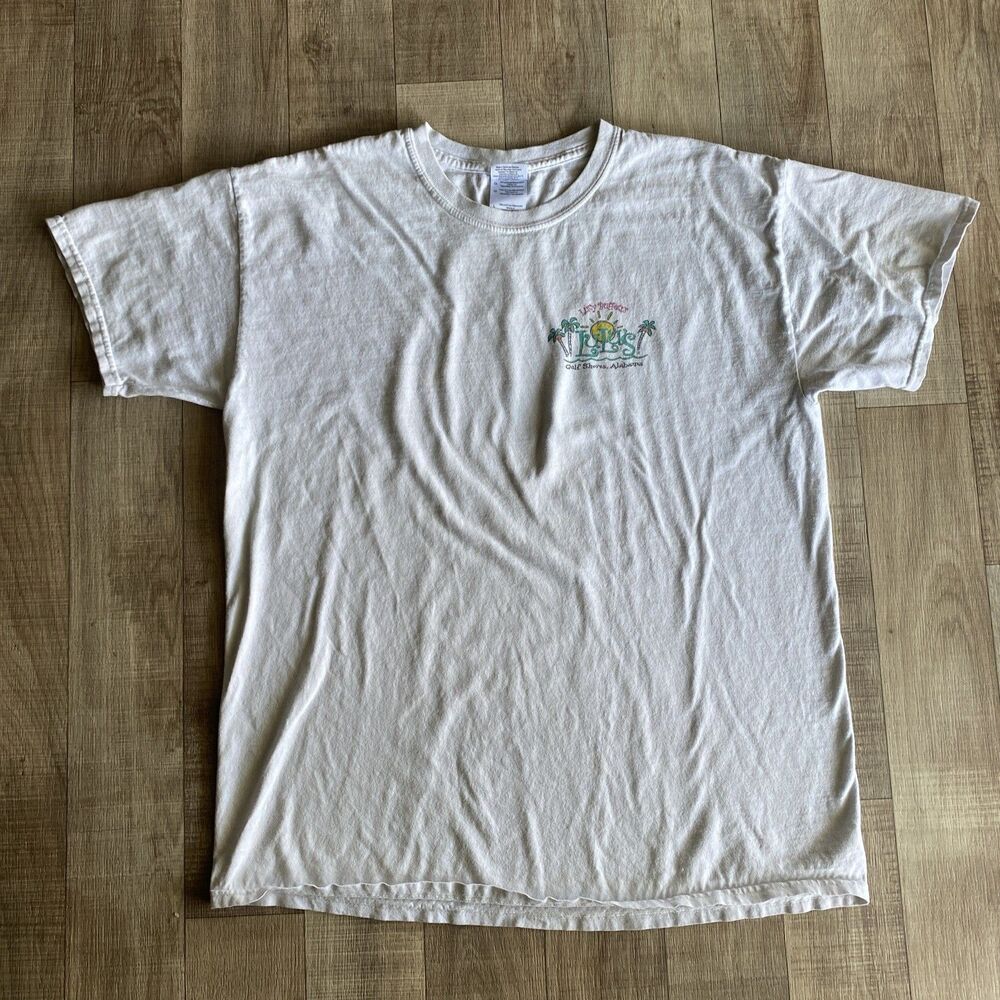 Lulu’s Lucy Buffett’s Gulf Shores Alabama Crazy Sista  T-Shirt Size L